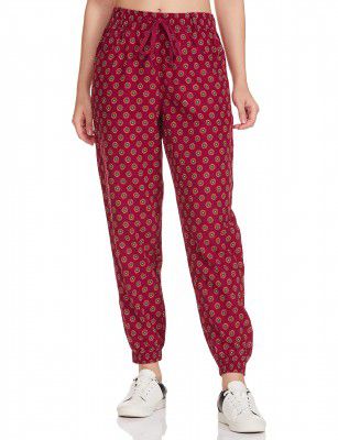 Marks & Spencer Womens Printed High Rise Regular Fit Trouser