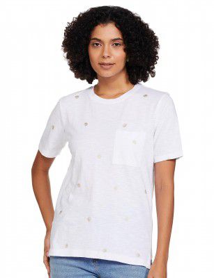 Marks & Spencer Women's Printed Regular Fit T-Shirt