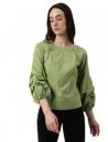 Marks & Spencer Womens Solid Cotton Boat Neck Regular Fit Top...