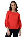 Marks & Spencer Womens Solid Cotton Boat Neck Regular Fit Top...