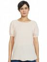 Marks & Spencer Womens Solid Linen Blend Round Neck Regular Fit Top...