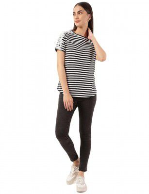 Marks & Spencer Women's Striped Regular Fit Fashion Vest