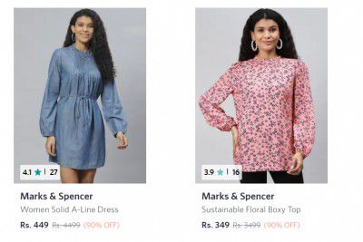 Marks & Spencer Women's Clothing Min 80% off