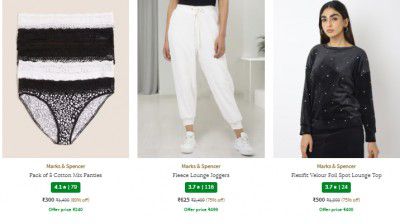 Ajio : UP TO 90% OFF ON Marks & Spencer Clothing | For Women