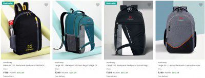 Markway Backpacks Upto 90% Off | Start At Rs 192