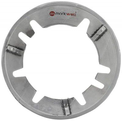Markwell Open Gas Saver Burner Stand Gas Chula Burner Gas Saver Stand Jali Ring Fire 0.7Mm Silver