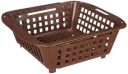 MARKWELL Plastic Adjustable Over Sink Dish Drainer, Vegetables Drying Rack Basket, Organizer Tray for Home & Kitchen - Brown (Adj - Basket)...