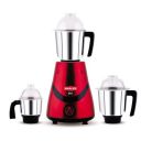 Marlex Bolt Mixer Grinder with 3 Stainless Steel Jar 750 Watts Metallic Red...