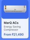 MarQ ACs from Rs. 21490 in Flipkart Big Billion Days Sale....