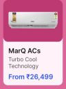 MarQ ACs from ₹26499 in Flipkart Big Billion Days Sale....