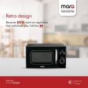 MarQ by Flipkart 20 L Retro Solo Microwave Oven  (20AMWSMQB)...