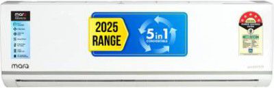 MarQ by Flipkart 2025 1.5 Ton 5 Star Split Inverter 5-in-1 Convertible with Turbo Cool Technology AC - (155IPG25WQ, Copper Condenser)