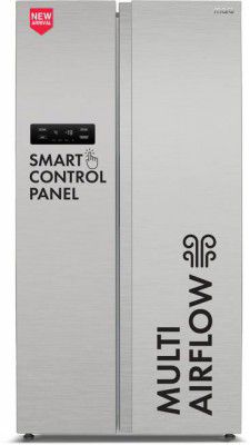 MarQ by Flipkart 584 L Frost Free Side by Side Refrigerator (Silver, 584MS025MQS)