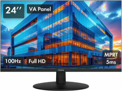 [Extra Rs 570 Off] MarQ by Flipkart (24") Full HD LED Backlit VA Panel Monitor (24FHDMMQTT9B)  (Adaptive Sync )
