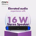 MarQ by Flipkart 7H Battery, Dual Full Range Drivers, Dynamic RGB Lights 16 W Bluetooth Speaker  ...