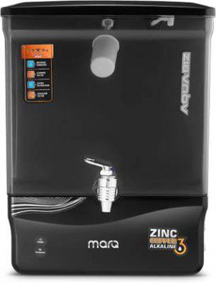 MarQ by Flipkart AQUA BIZ BLACK TPT 12 L RO + Copper Water Purifier (White)