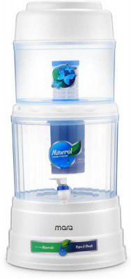 MarQ by Flipkart BePure Pearl 16 L Gravity Based + UF Water Purifier  (White)