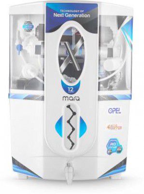 MarQ by Flipkart Mini opel 12 L RO + UV + CU Guard + Alkaline Enhancer + Mineral Water Purifier (White)