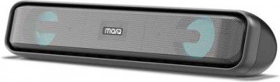 MarQ by Flipkart Thunder with Dual Drivers, RGB LED lights 24 W Bluetooth Soundbar (Black, 2.0 Channel)