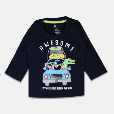Mars Infiniti  Baby Boys Printed Pure Cotton T Shirt