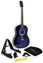 Martin Smith W-101-Bl-PK Acoustic Guitar Super Kit with Stand (Blue)...