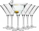 Martini Glasses, Cocktail Glasses - Set of 6 135 ml...