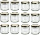 Marve pack of 12 Salsa Glass Jars for Kitchen Storage Jar...