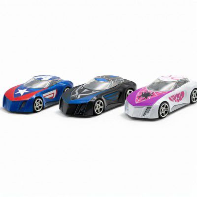 Marvel Go Collection | Rapid Racer | Iron Man, Spider-Man & Doctor Strange | 3-Pack 