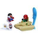 Marvel Stunt Squad Captain America vs. Red Skull Playset, 1.5-Inch Super Hero Action Figures, Toys for Kids Ages 4 and Up...