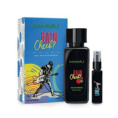 Maryaj Buy Rain check? 50ML & Get Love song 8ML Free Long lasting scent spray Gift for Men and Women
