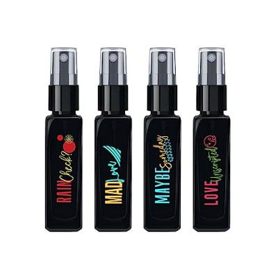 Maryaj Rain Check EDP and Mad Love EDP and Maybe Someday EDP and Love Unscripted EDP (Pack of 4, Each 8ML) Long Lasting Scent Spray Gift For Men and Women