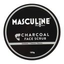 Masculine The Gentlemen Choice Activated Charcoal Face Scrub For Deep Cleansing, Acne & Black Heads, 100 g...