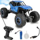 Mashes Remote Control Car for Kids with Mist Smoke Effect 2 Wd Monster Truck Rock Crawler Climbing Rc Toy Vehicle Car(Multicolor)...