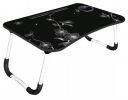 Mashur Fab Multi-Purpose Laptop Table/Study Table/Bed Table/Foldable and Portable Wooden/Writing Desk, Pink Flower...