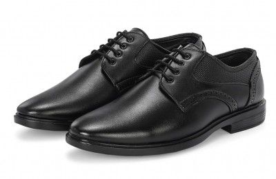 Massari Faux Leather Lace Up Derby Formal Shoes for Men