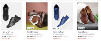 Mast and Harbour Footwear Upto 87% Off