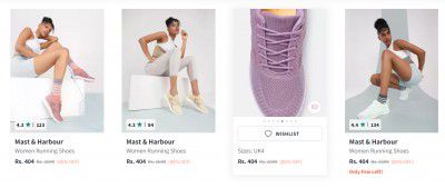 Mast And Harbour Sports Shoes upto 85% Off