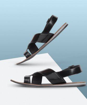 Mast & Harbour  Men Black Sandal