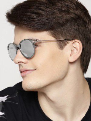 Mast & Harbour Unisex Mirrored Oval Sunglasses MFB-PN-PS-DSA1692