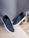 Mast & Harbour Men Navy Blue Solid Sneakers...