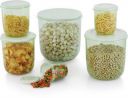 MASTER COOK Polypropylene Grocery Container - 16500 ml  (Pack of 6, Green)...