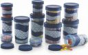 MASTER COOK Polypropylene Grocery Container - 9650 ml  (Pack of 12, Blue)...
