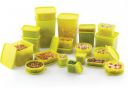 MASTER COOK PP 21 PC COMBO PACKS - 10750 ml Polypropylene Fridge Container (Pack of 21, Green)...