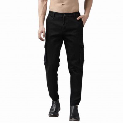 Masterly Weft Men's Slim Jeans (D-JEN-7POKETBLACK1-38_Black