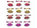 MATA Rani Chunri/Patka & Lehanga Dress Set, 12 Pieces, 3 inch, for Goddess Durga/Lakshmi/Saraswati/Parvati...