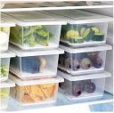 Mataiva Plastic Fridge Container - 1500 ml  (Pack of 6, Multicolor)...