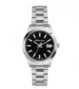 Mathey-Tissot Stainless Steel Black Dial Women Analogue Watch-D450An_SMU, Silver Band...