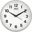 matiz Analog 20 cm X 20 cm Wall Clock  (Silver, With Glass, Standard)...