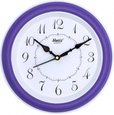 Matiz Analog 30 cm X 30 cm Wall Clock | Brown | with Glass