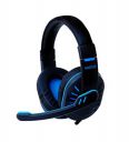 Matlek Gaming Over Ear Headphones with Adjustable Mic | Works with All The Mobile Phones | Surround Sound, Deep Bass, Blue...